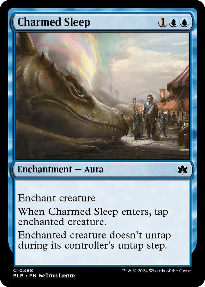 Charmed Sleep 388 card from Bloomburrow
