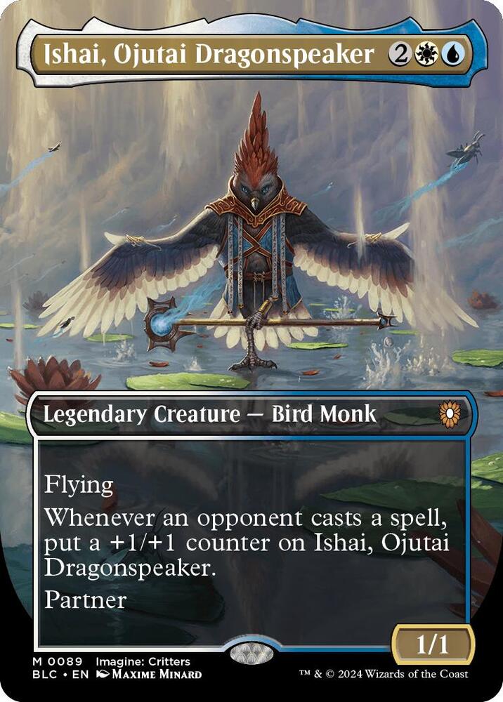 Ishai, Ojutai Dragonspeaker (Borderless) 89 card from Commander: Bloomburrow