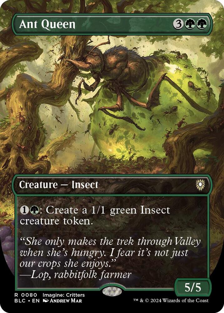 Ant Queen (Borderless) 80 card from Commander: Bloomburrow