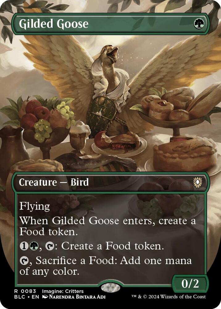 Gilded Goose (Borderless) 83 card from Commander: Bloomburrow
