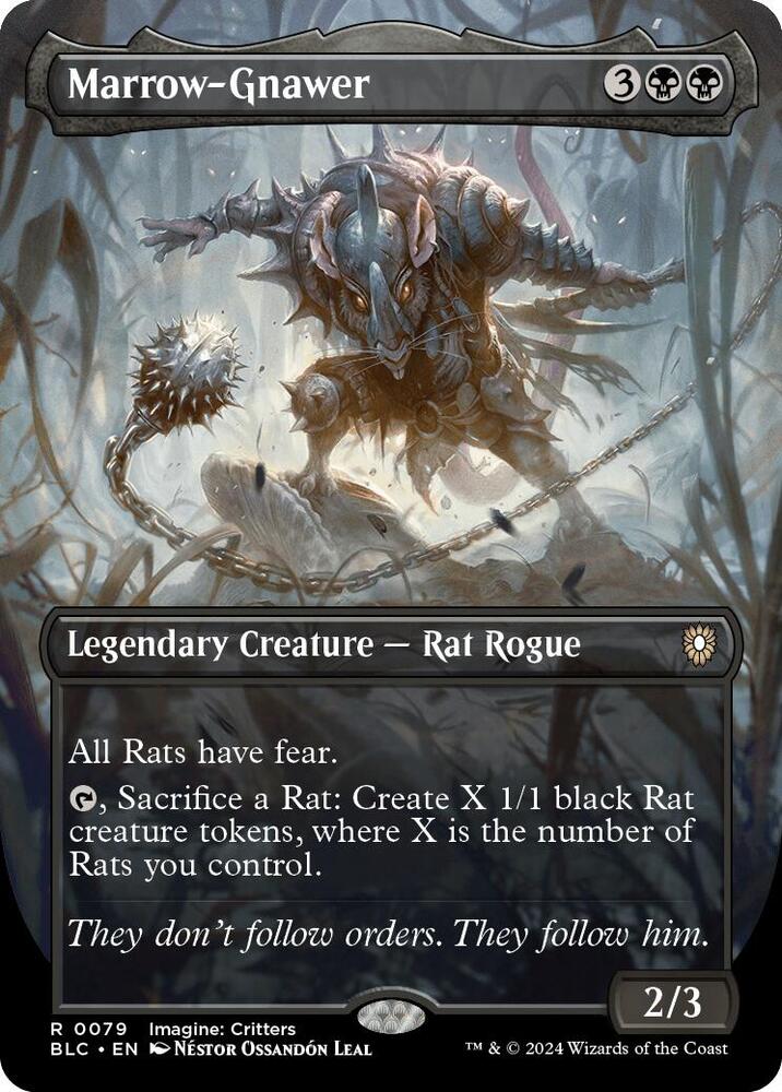 Marrow-Gnawer (Borderless) 79 card from Commander: Bloomburrow