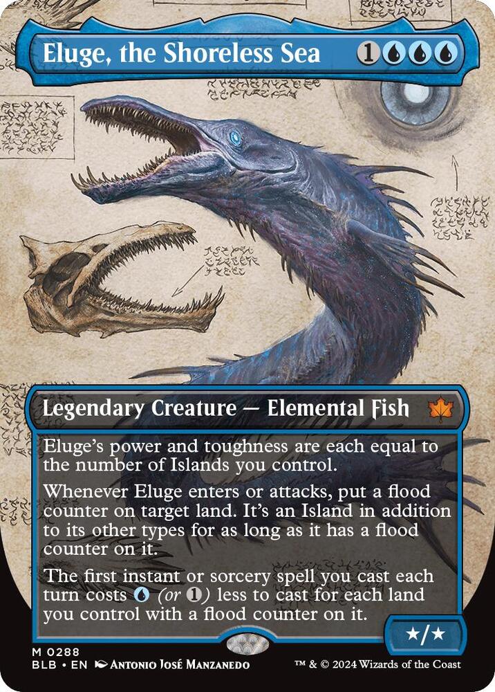 Eluge, the Shoreless Sea (Borderless) 288 card from Bloomburrow