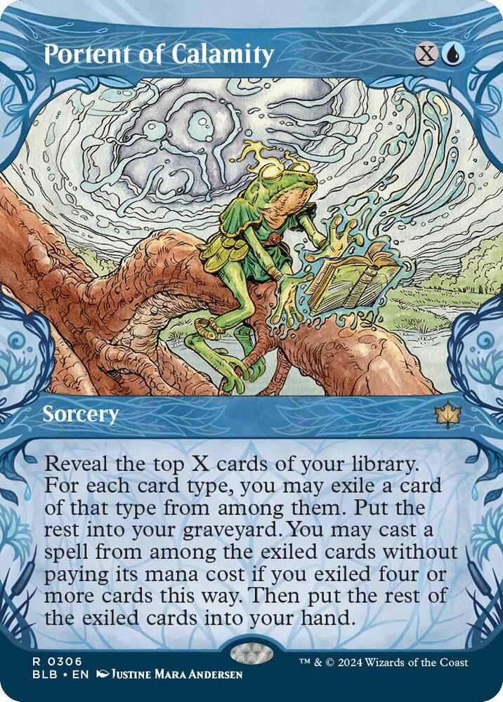 Portent of Calamity (Showcase) 306 card from Bloomburrow