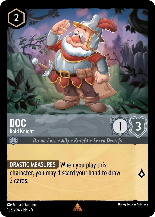 Doc - Bold Knight 193/204 card from Shimmering Skies