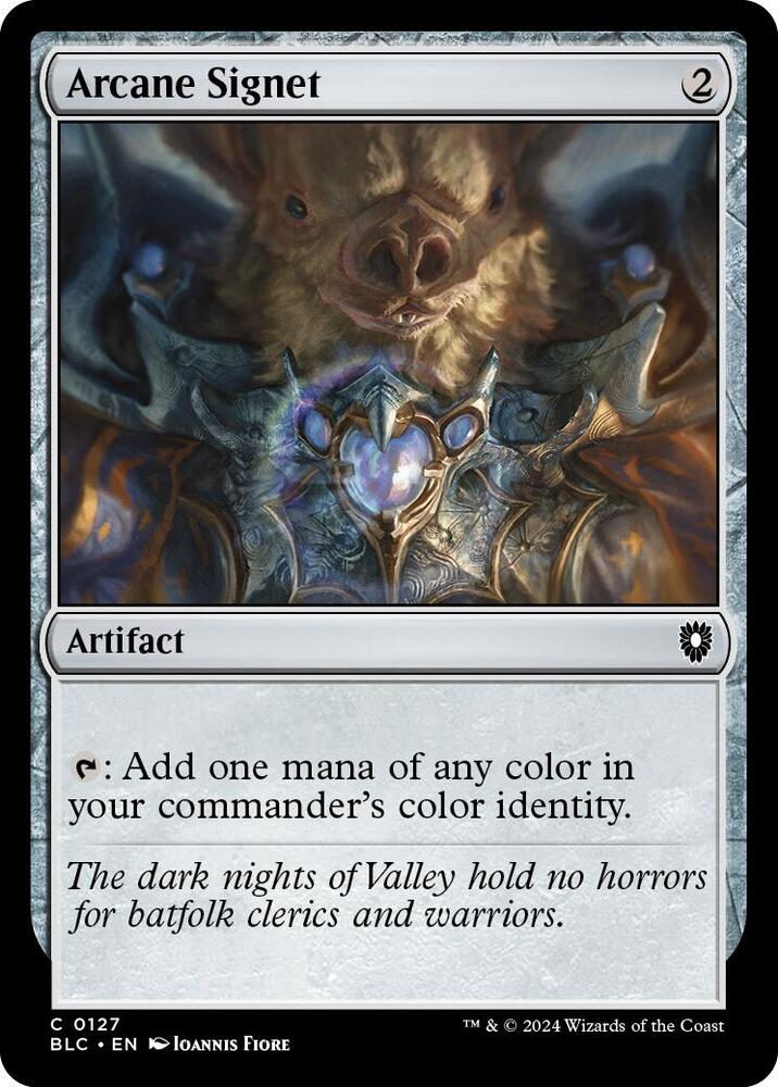 Arcane Signet 127 card from Commander: Bloomburrow