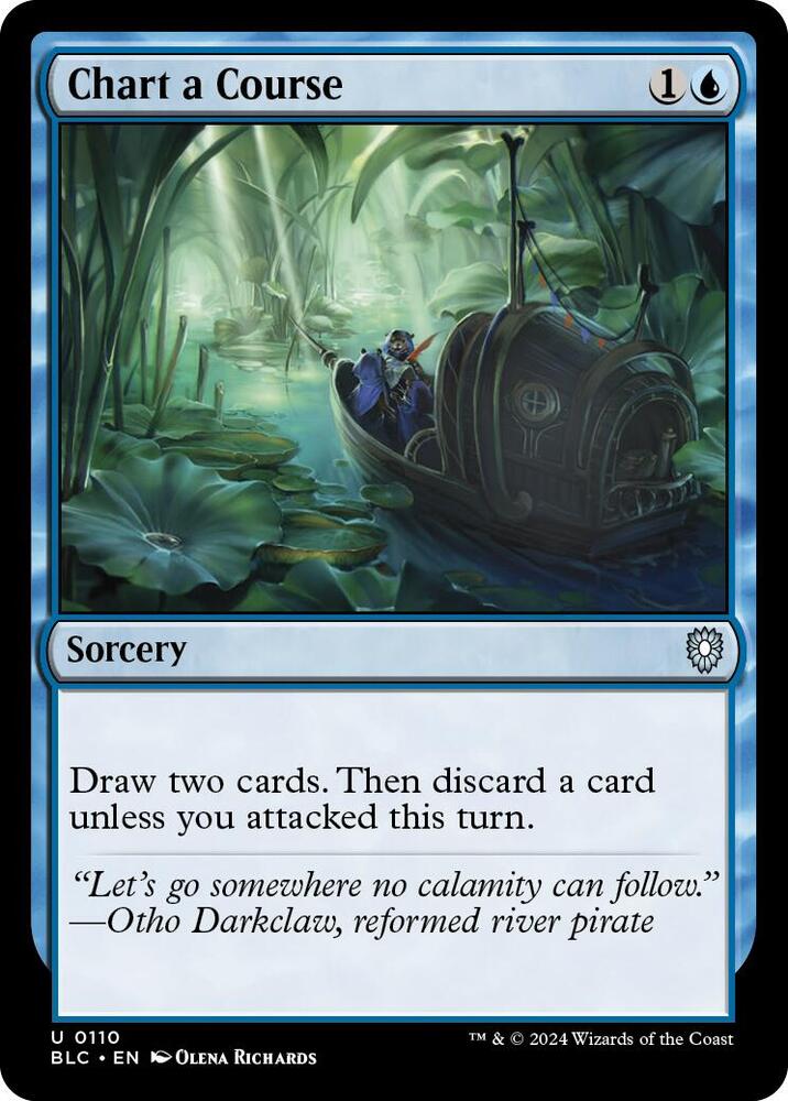 Chart a Course 110 card from Commander: Bloomburrow