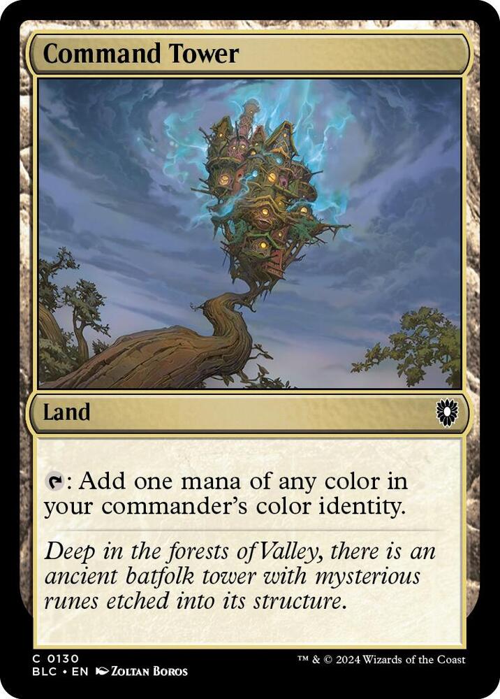 Command Tower 130 card from Commander: Bloomburrow