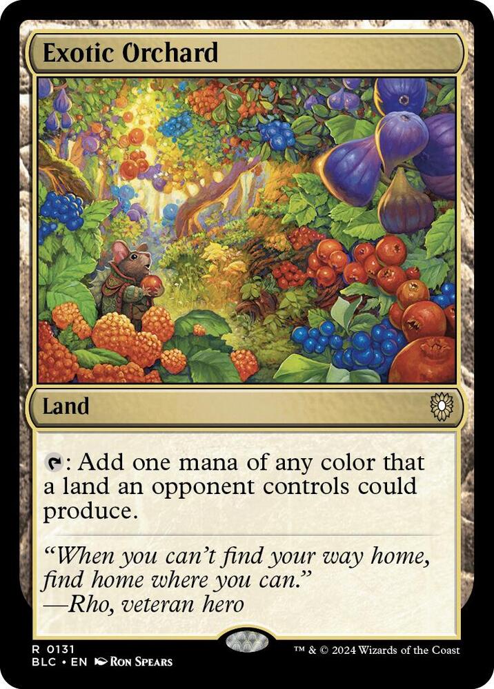 Exotic Orchard 131 card from Commander: Bloomburrow