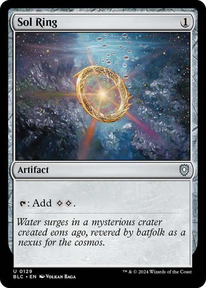 Sol Ring 129 card from Commander: Bloomburrow