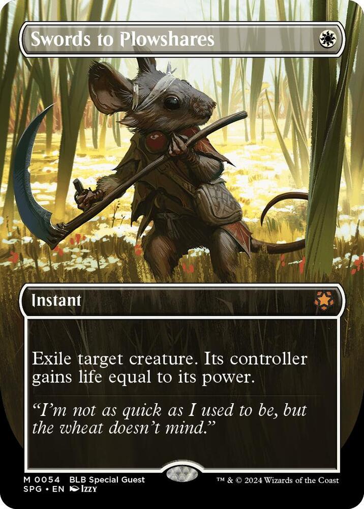 Swords to Plowshares (Borderless) 54 card from Special Guests