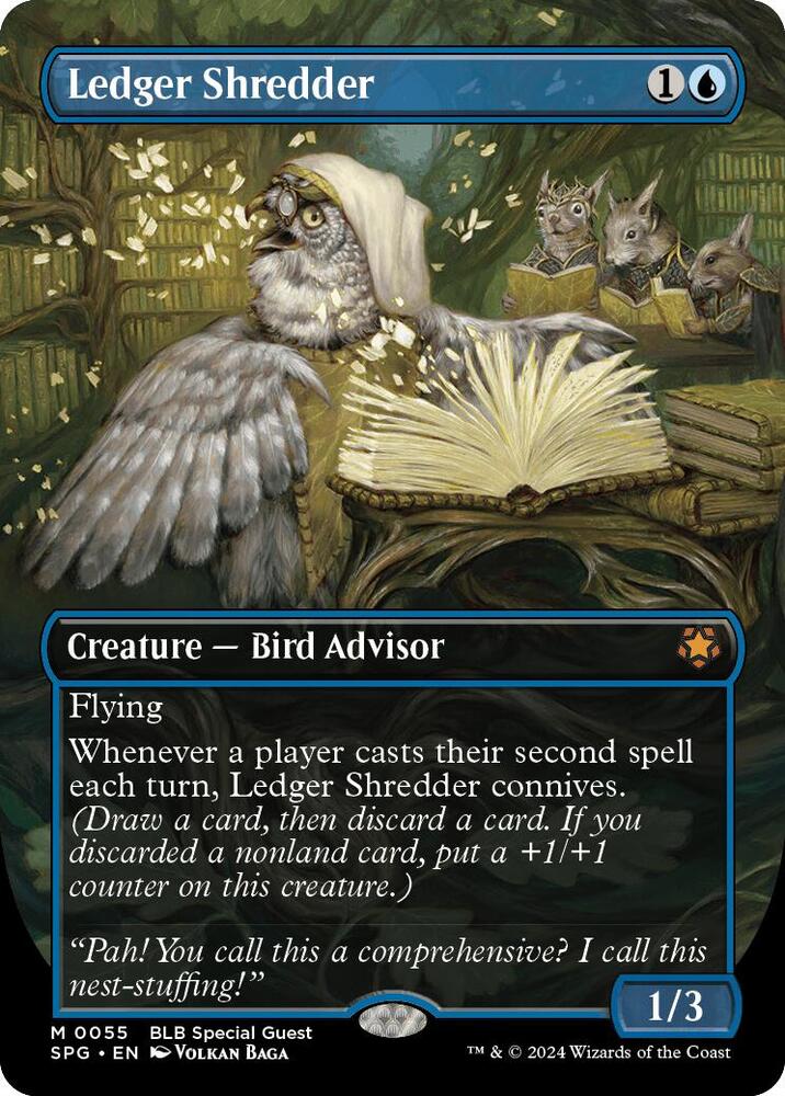 Ledger Shredder (Borderless) 55 card from Special Guests