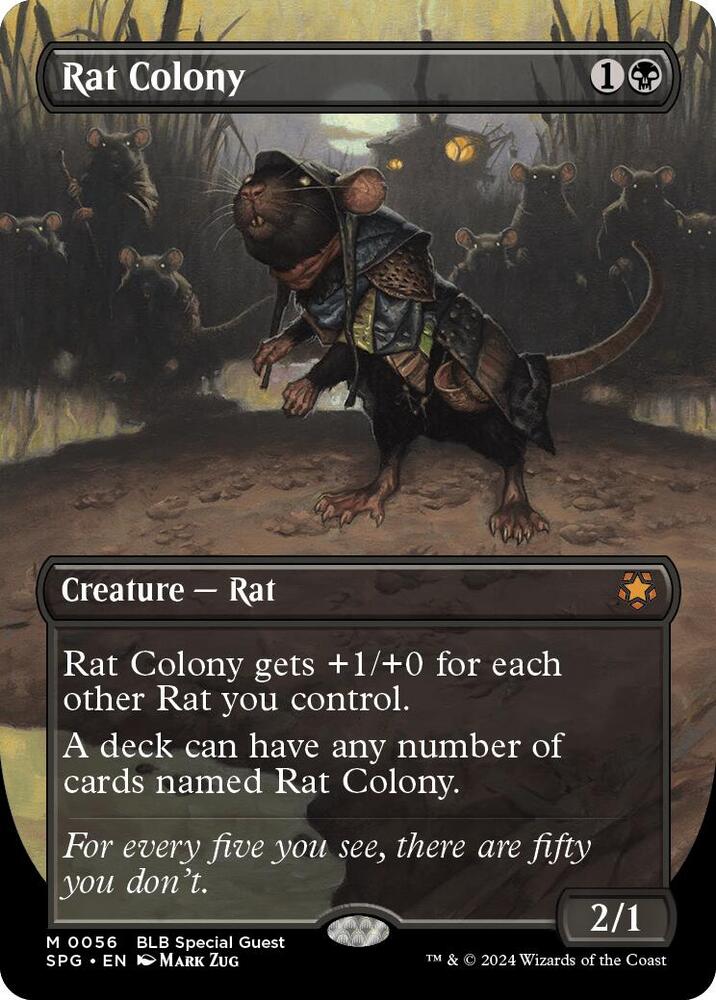 Rat Colony (Borderless) 56 card from Special Guests