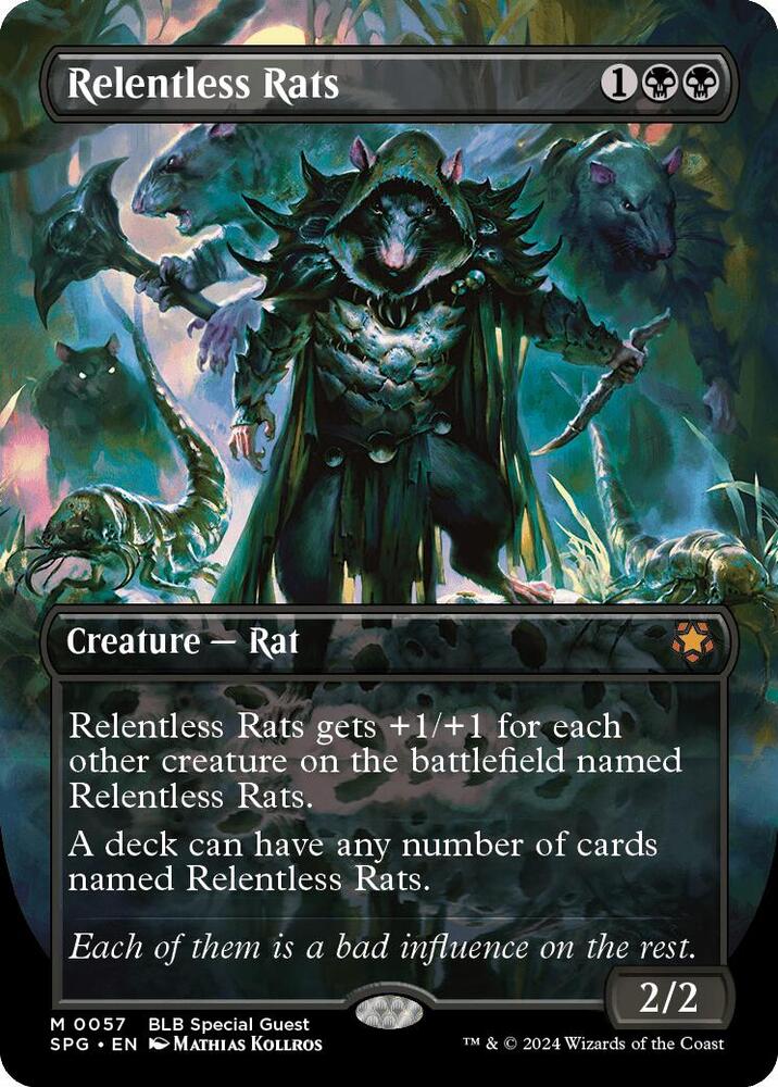 Relentless Rats (Borderless) 57 card from Special Guests