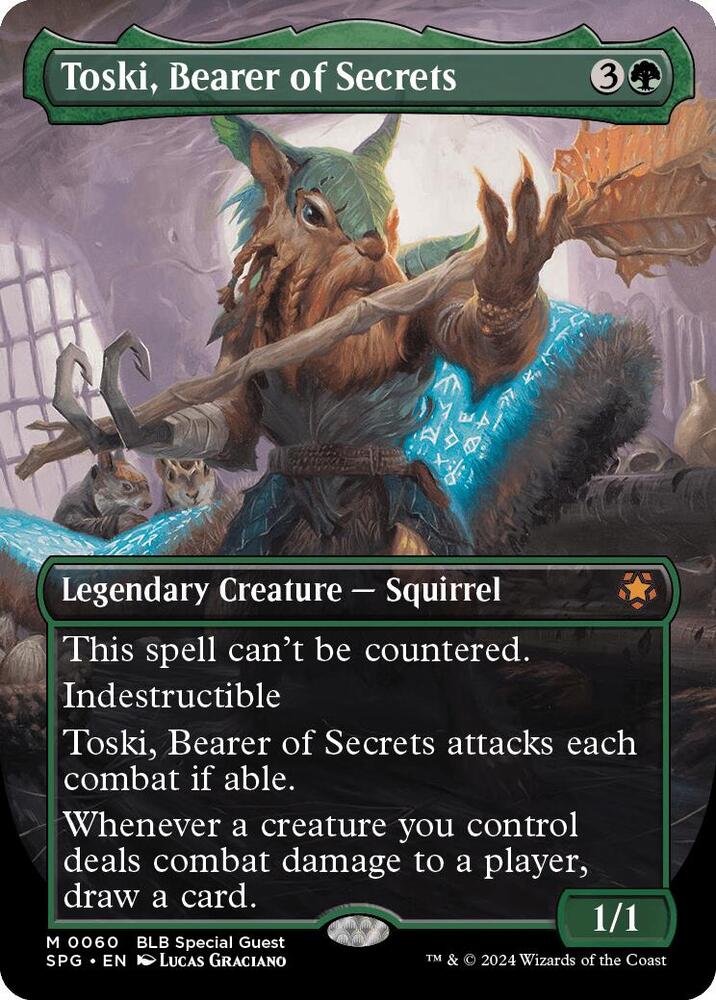 Toski, Bearer of Secrets (Borderless) 60 card from Special Guests
