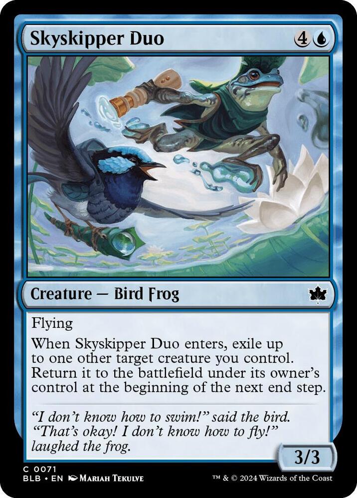 Skyskipper Duo 71 card from Bloomburrow