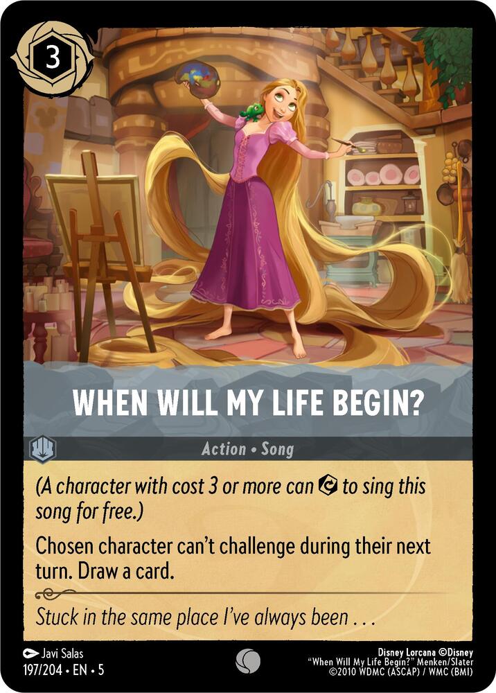 When Will My Life Begin? 197/204 card from Shimmering Skies