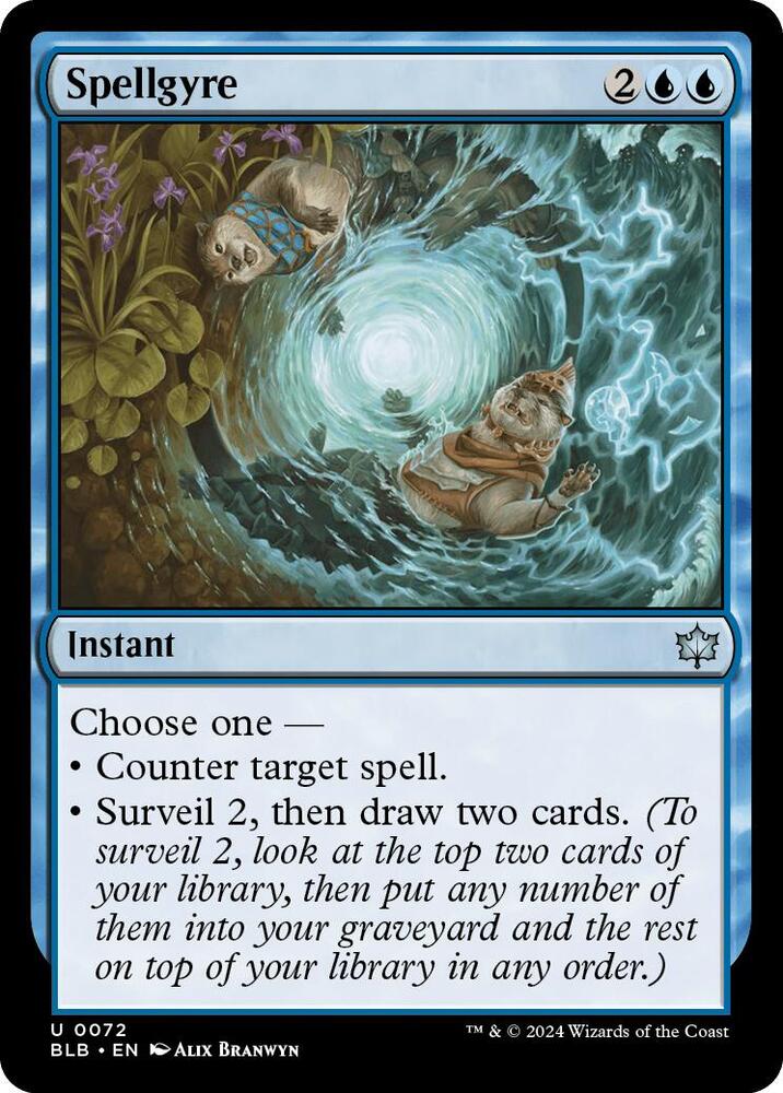 Spellgyre 72 card from Bloomburrow
