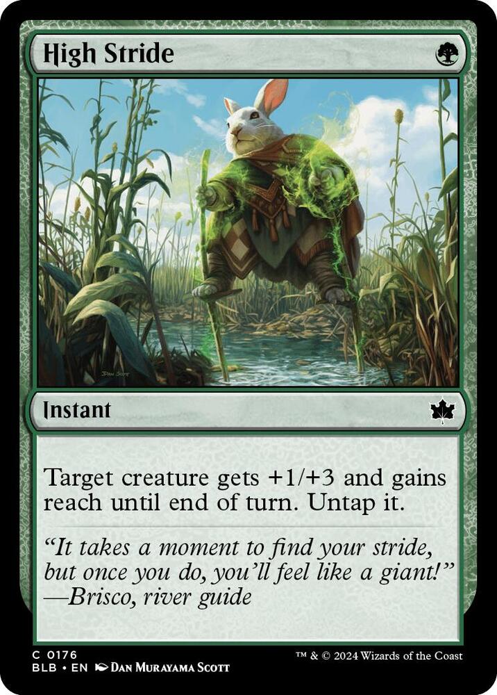 High Stride 176 card from Bloomburrow
