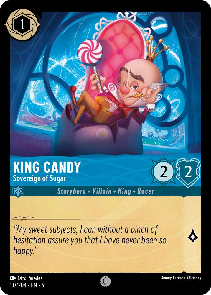 King Candy - Sovereign of Sugar 137/204 card from Shimmering Skies