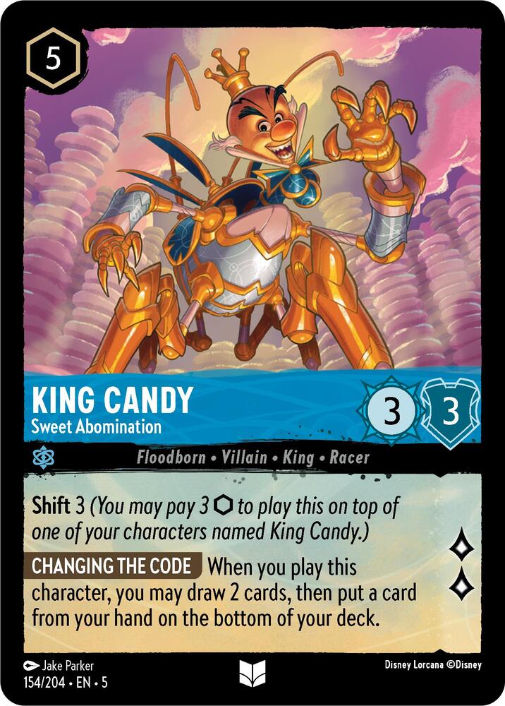 King Candy - Sweet Abomination 154/204 card from Shimmering Skies