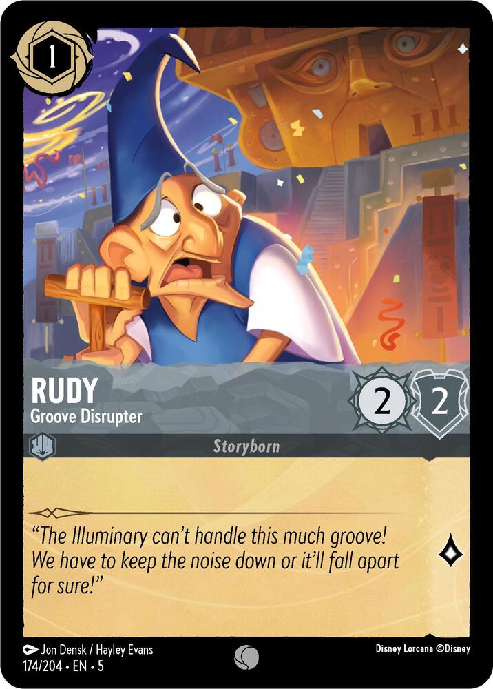 Rudy - Groove Disrupter 174/204 card from Shimmering Skies