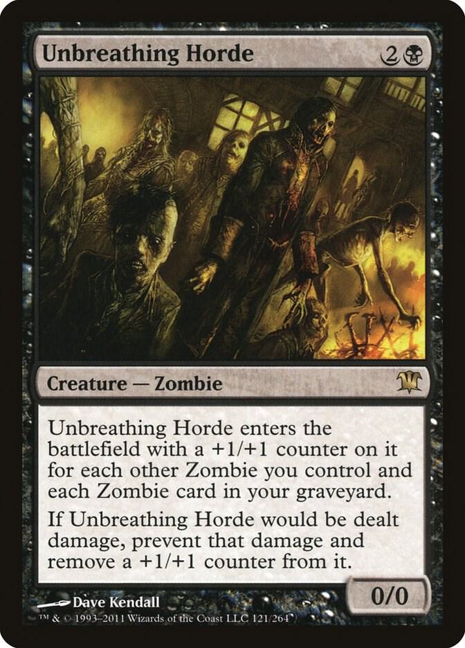 Unbreathing Horde 121 card from Innistrad