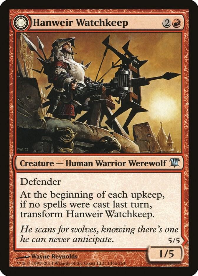 Hanweir Watchkeep 145 card from Innistrad