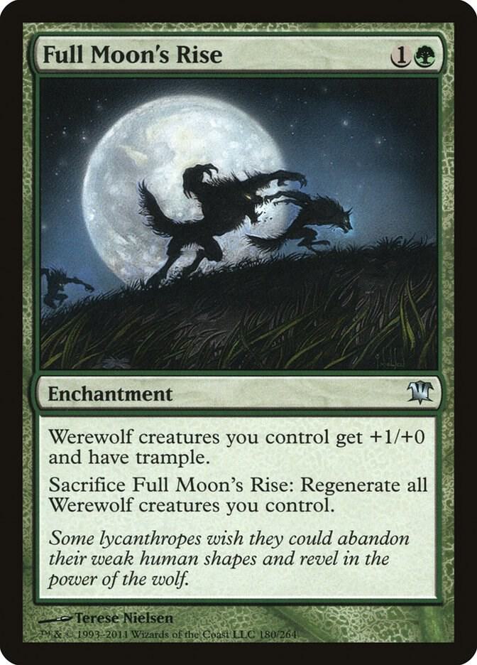 Full Moon's Rise 180 card from Innistrad