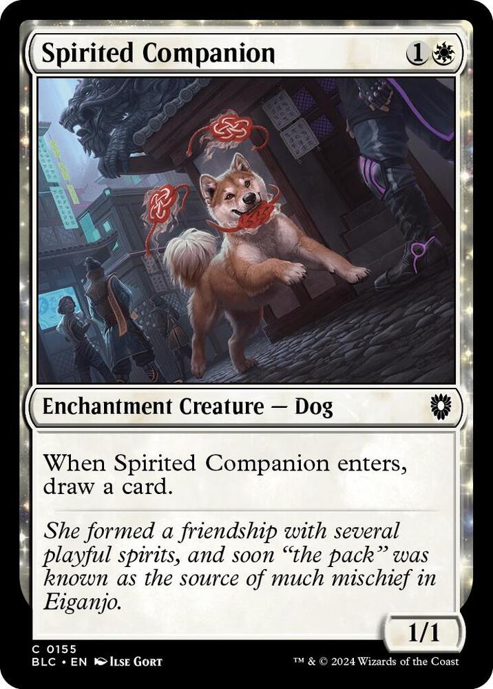 Spirited Companion 155 card from Commander: Bloomburrow