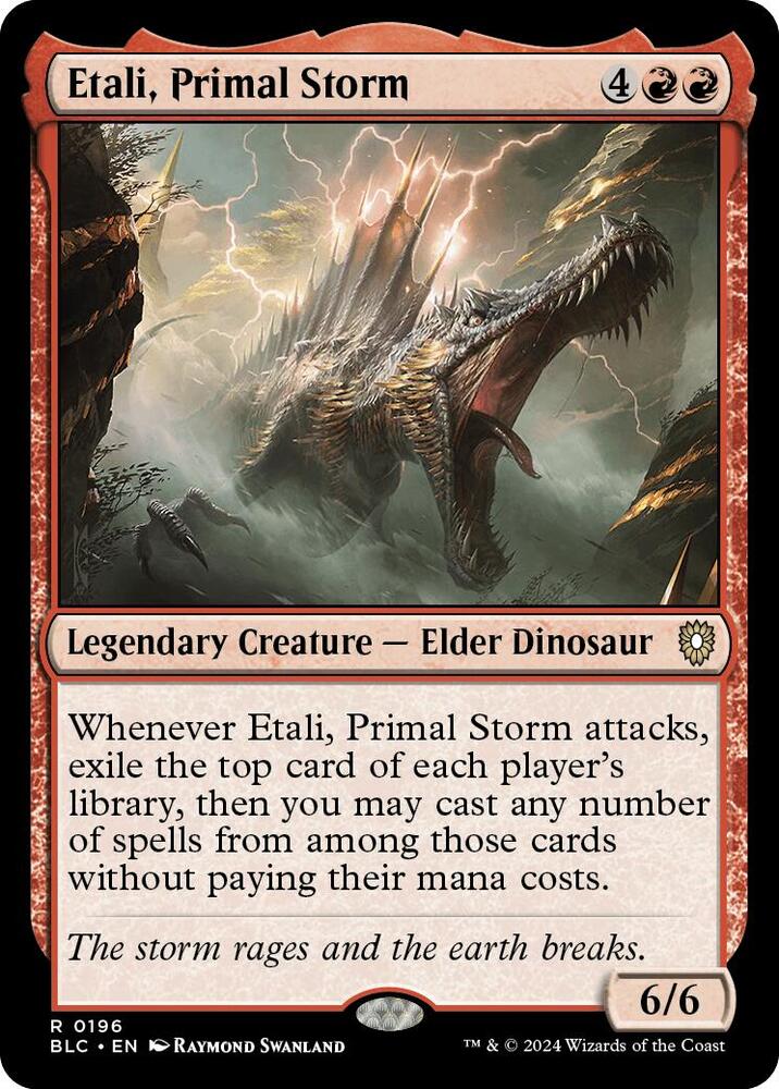 Etali, Primal Storm 196 card from Commander: Bloomburrow