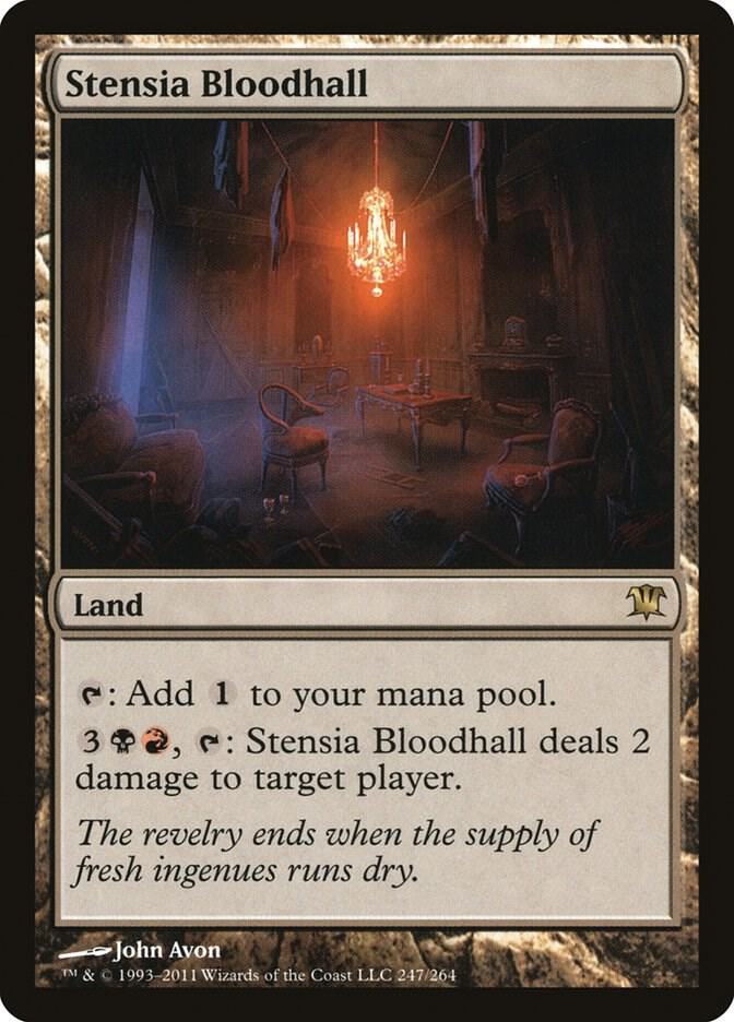 Stensia Bloodhall 247 card from Innistrad