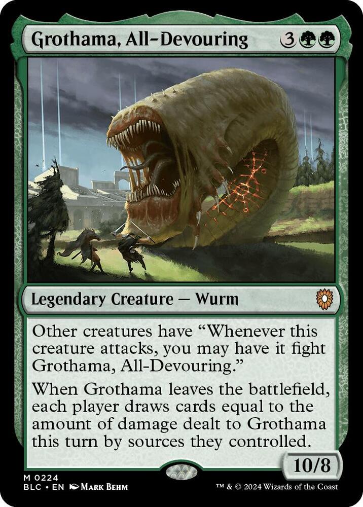 Grothama, All-Devouring 224 card from Commander: Bloomburrow