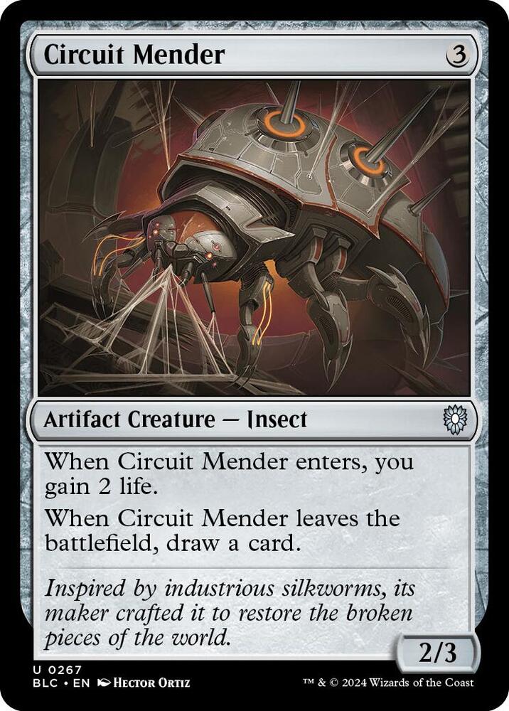 Circuit Mender 267 card from Commander: Bloomburrow