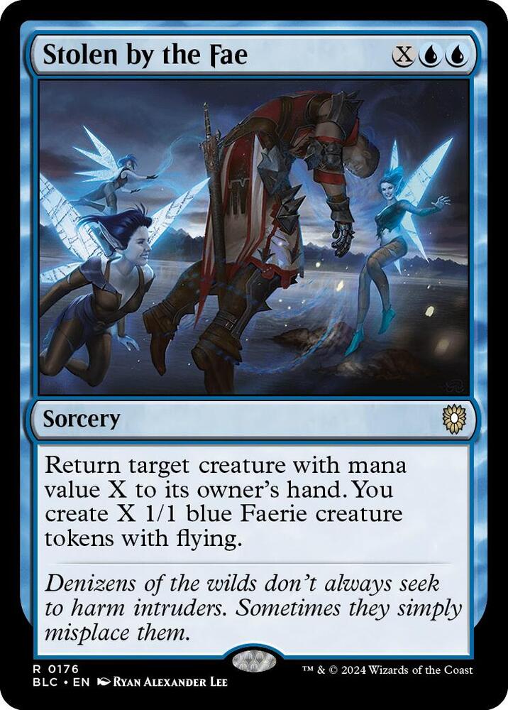 Stolen by the Fae 176 card from Commander: Bloomburrow
