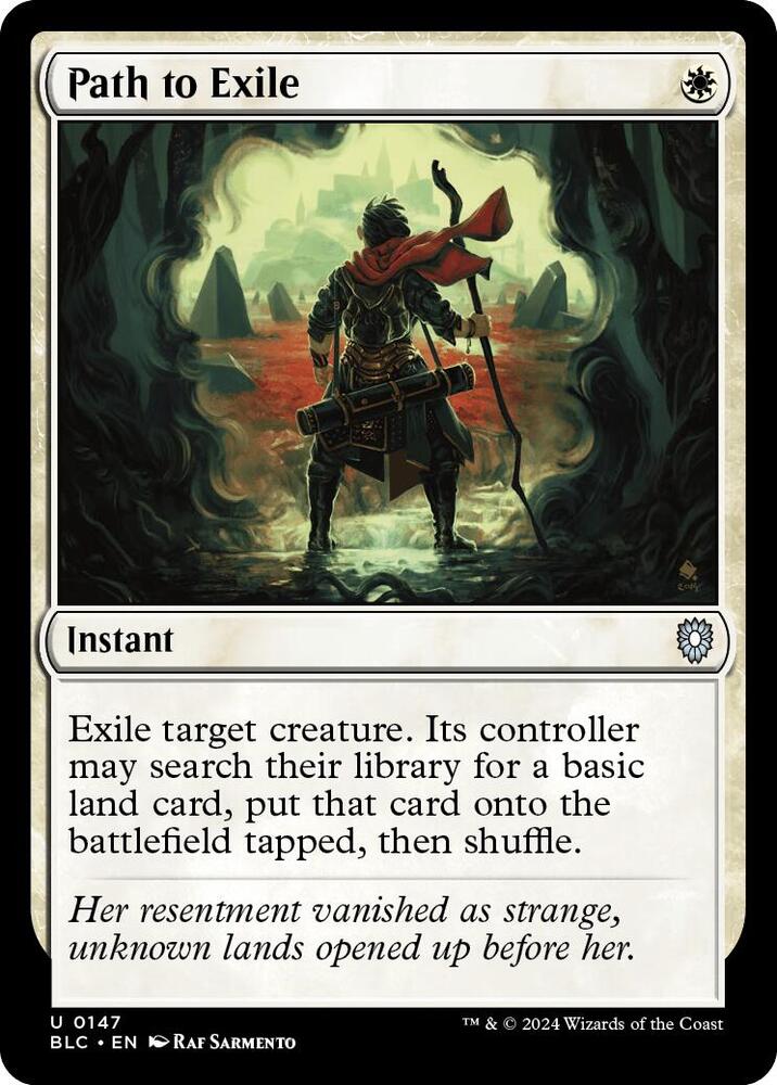 Path to Exile 147 card from Commander: Bloomburrow