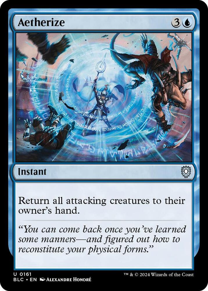 Aetherize 161 card from Commander: Bloomburrow