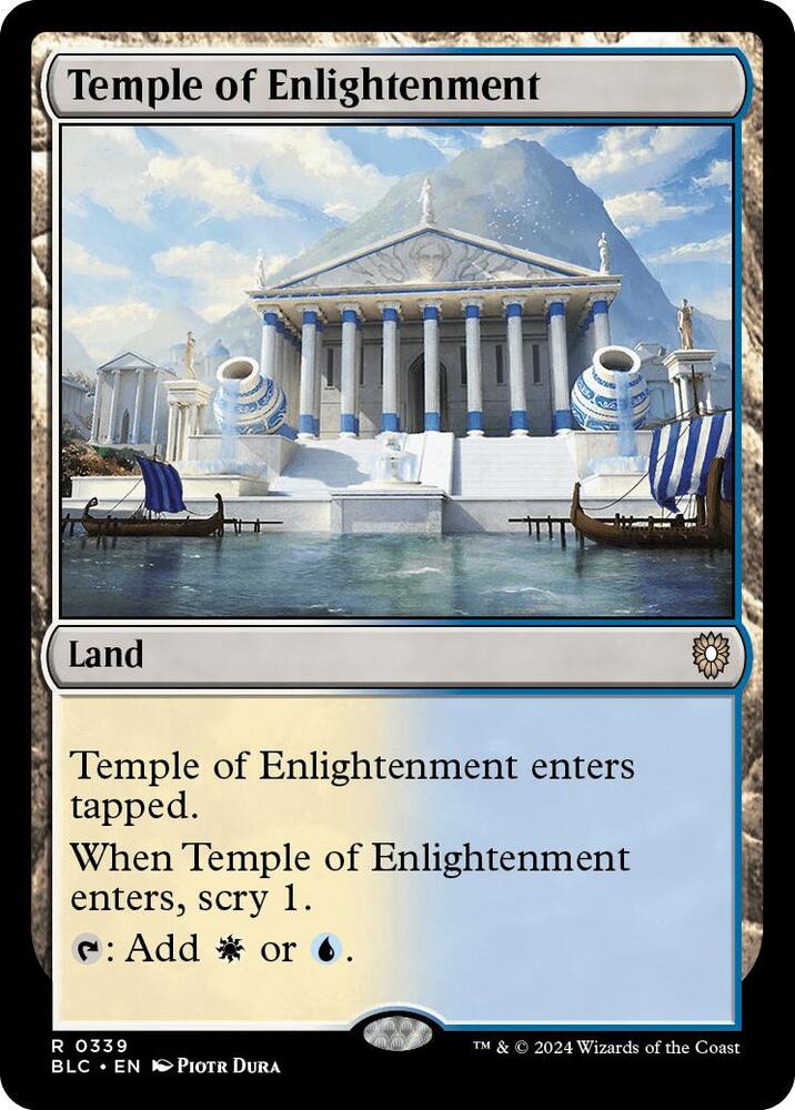 Temple of Enlightenment 339 card from Commander: Bloomburrow