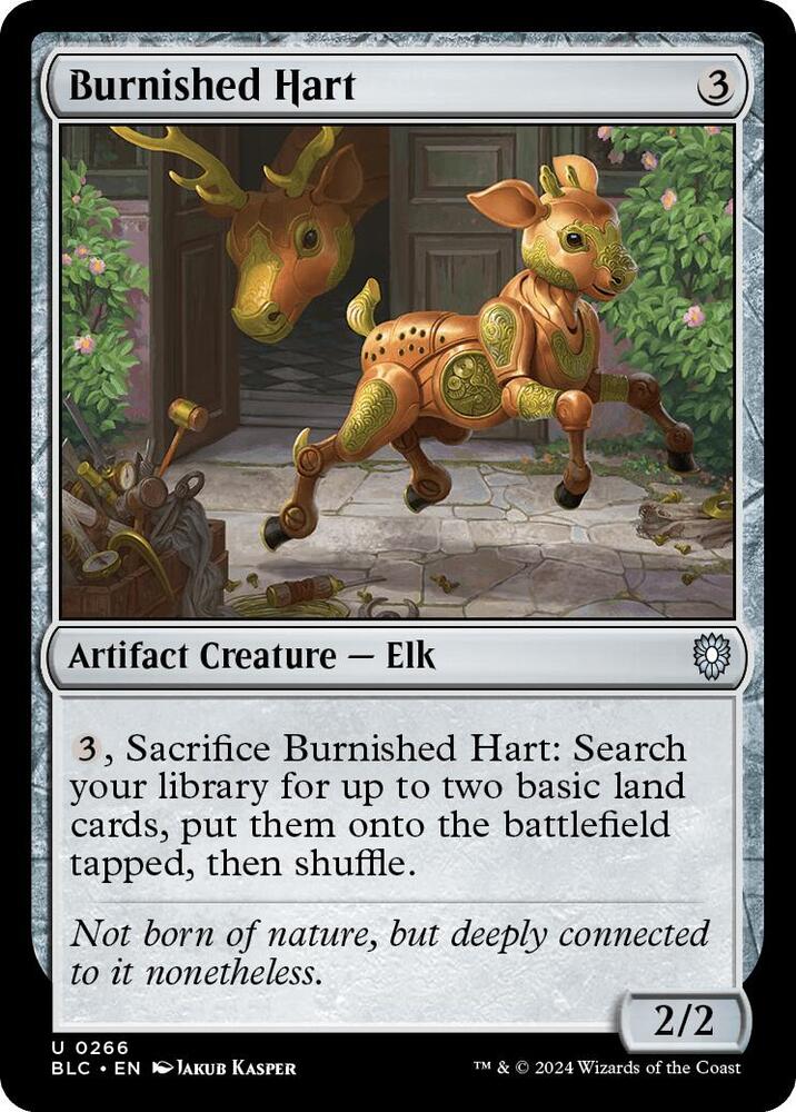 Burnished Hart 266 card from Commander: Bloomburrow