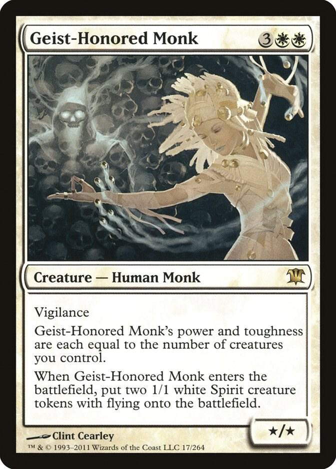 Geist-Honored Monk 17 card from Innistrad