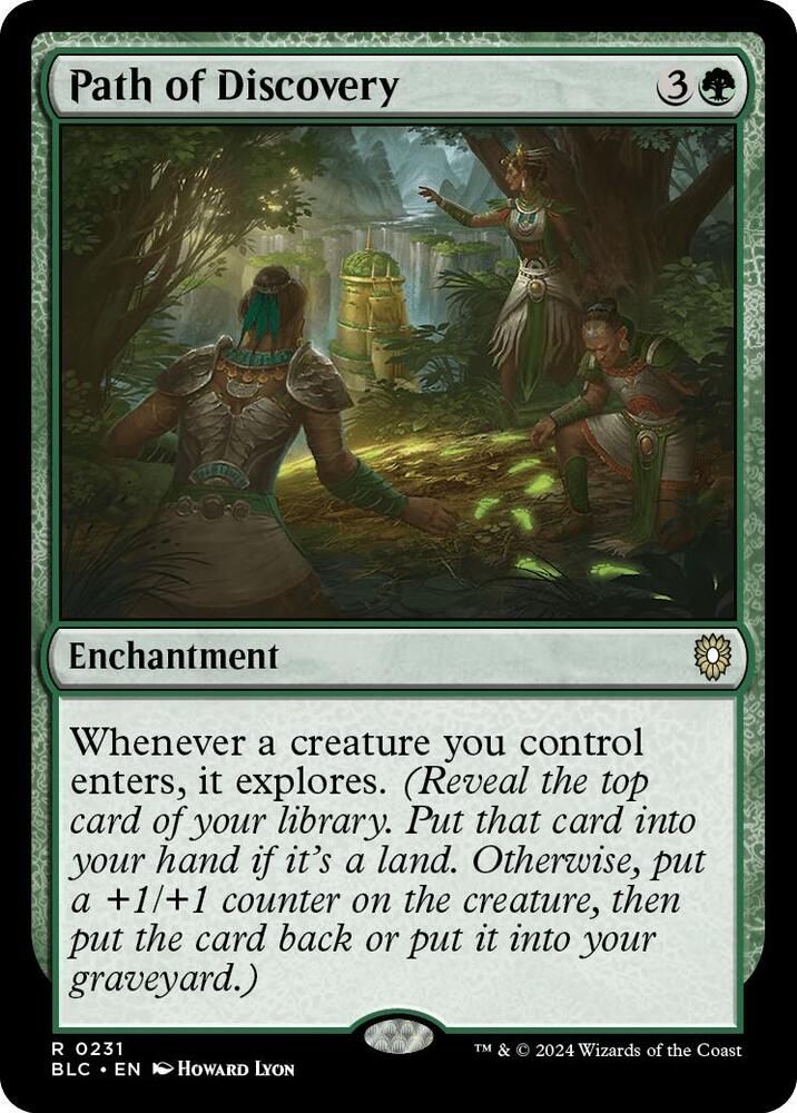 Path of Discovery 231 card from Commander: Bloomburrow