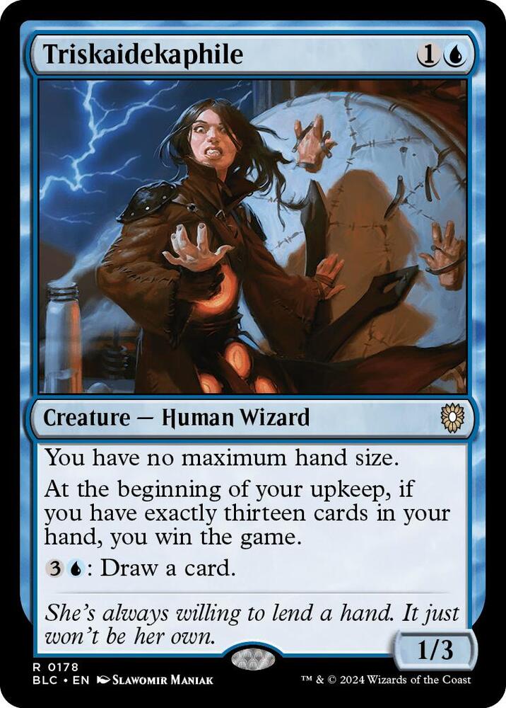 Triskaidekaphile 178 card from Commander: Bloomburrow