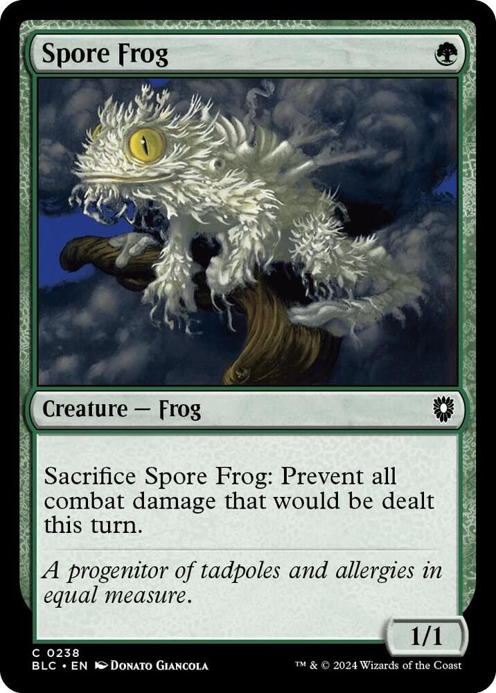 Spore Frog 238 card from Commander: Bloomburrow