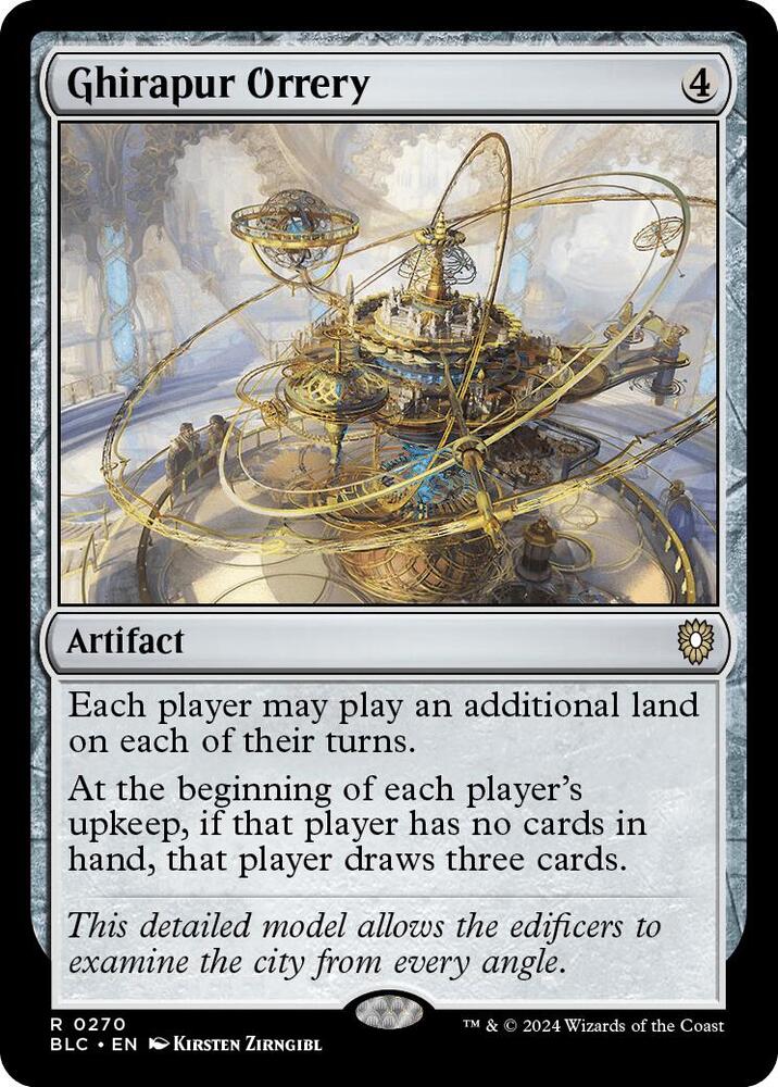 Ghirapur Orrery 270 card from Commander: Bloomburrow