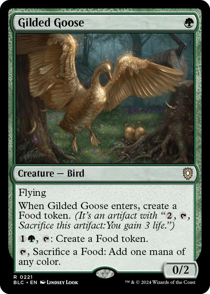 Gilded Goose 221 card from Commander: Bloomburrow