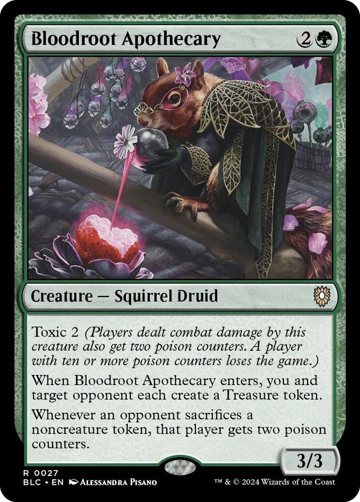 Bloodroot Apothecary 27 card from Commander: Bloomburrow
