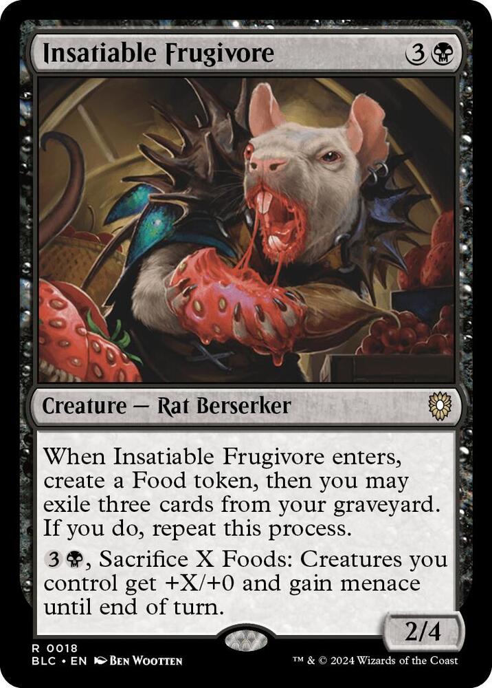 Insatiable Frugivore 18 card from Commander: Bloomburrow