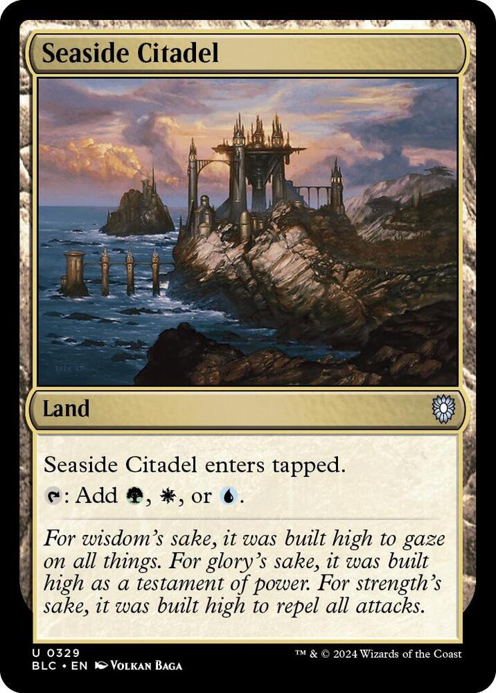 Seaside Citadel 329 card from Commander: Bloomburrow