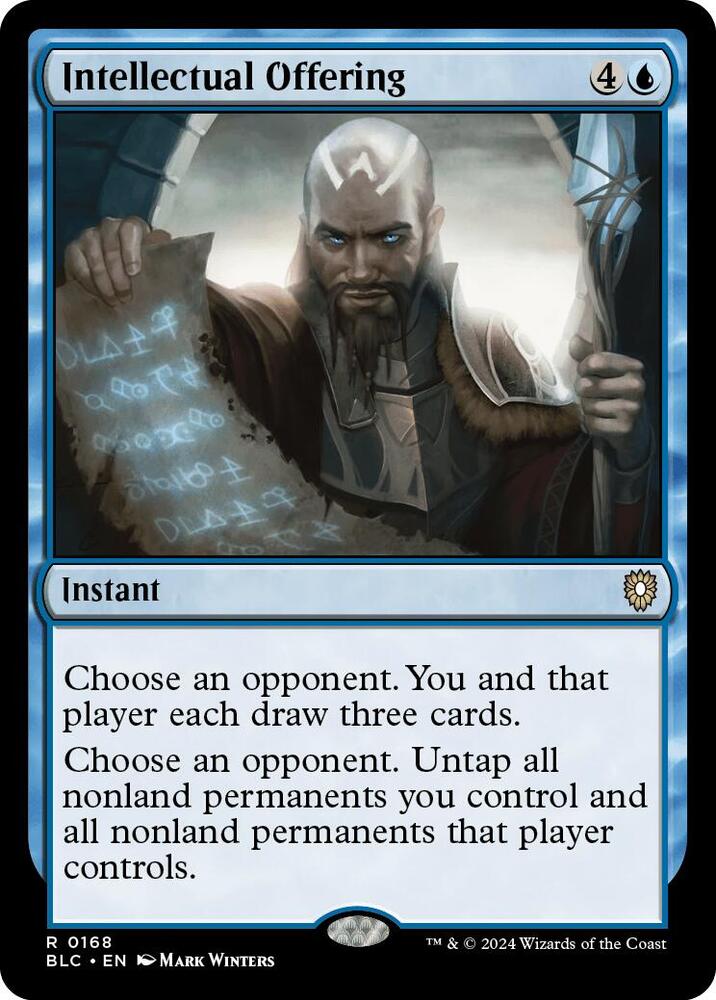 Intellectual Offering 168 card from Commander: Bloomburrow