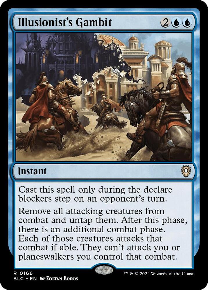 Illusionist's Gambit 166 card from Commander: Bloomburrow