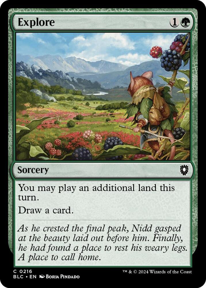 Explore 216 card from Commander: Bloomburrow